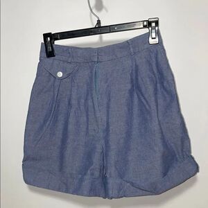 JH Collectibles Blue High Waist Shorts